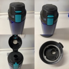 未使用に近いニトリ保冷 水筒 1リットル 1000ml 魔法瓶 直飲み 漏れ防止 SUS304 ステンレス 真空断熱の画像