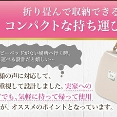 持ち運び可　ベッドインベッドの画像