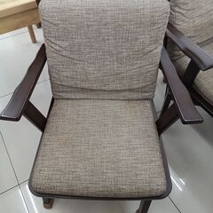 ★リユースのサカイ日立店★HJ6967  ダイニングテーブルセット ダークブラウン H66×D88×W165 クリーニング済み の画像