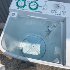 AQUA 二槽式洗濯機 4kg AQW-N401（W） 1台 - アスクル