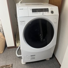 M-188】SHARPドラム式洗濯機 ES-H10F 2022年製 中古 激安