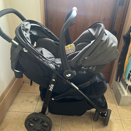 3点セット　Joie　ベビーカー、チャイルドシート、