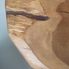 【希少】一枚板　ローテーブル　アイアン脚の画像