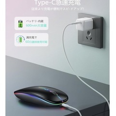 ワイヤレス　マウス　パソコン　の画像