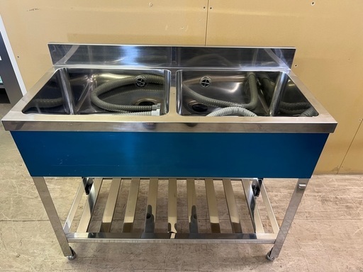 2槽シンク1000x450x800(+90) ①