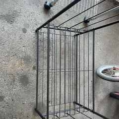 ワードローブ　No.3780　ブラック　衣類収納チェスト　アイアン　【リサイクルショップどりーむ荒田店】の画像