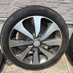 165/55R15 75V タイヤ2本セット(純正ホイール付き)の画像