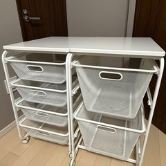 3個セット/IKEA押入れクローゼット収納(キャスター付き)