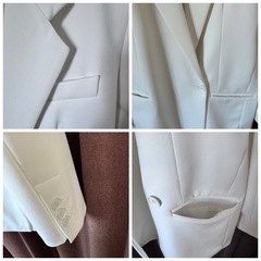 ZARA ザラ　ダブルジャケット ウィメンズ XS から S ホワイト 着用1回のみの画像