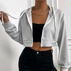 ミニ丈パーカー シャツ ロングシャツの画像