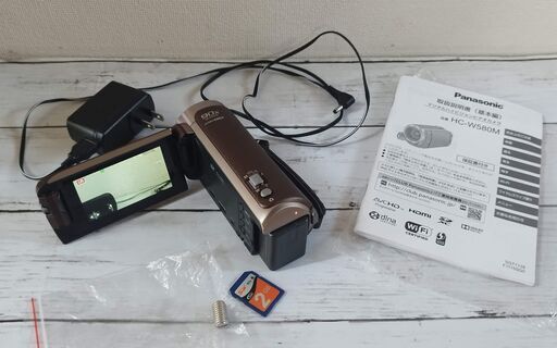 未使用】新品Panasonic ビデオカメラ HC-W580M ホワイト