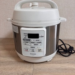 アイリスオーヤマ 電気圧力鍋 3.0L ホワイト PC-EMA3-W