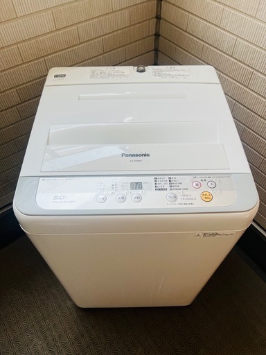 T015 ⭐Panasonic洗濯機（5.0㎏) 22年製名古屋市近郊配送無料！