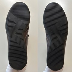エルメスメンズレザーハイカットシューズ43ハイカットスニーカーカジュアルシューズ茶色ブラウンオレンジバイカラー牛革本革概ね美品の画像