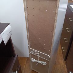 ★リユースのサカイ水戸店★レンジ台ホワイト×ブラウンH124×D39.5×W32.5クリーニング済みMT4807の画像