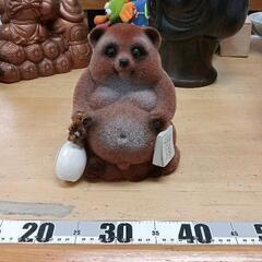 0703-049 たぬきの置物 貯金箱