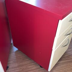 キャビネット デスク横の書類入れ
2個セットの画像