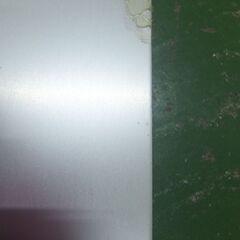 アルミ平板　リュース品①約765mm✕575mm 厚さ3mm【ほぼ同レベル在庫2枚】の画像