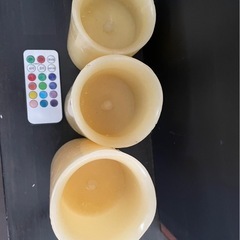 LEDキャンドルライト3個セットの画像