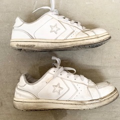 converse コンバース スニーカー シューズ 白 ホワイト 24cmの画像