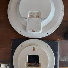 壁掛け時計2個セットの画像