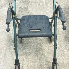 中古 軽量シルバーカー 折りたたみ マーブルグリーン 手押し車 歩行器 歩行補助 福祉 介護 介護用品 NOVA Cruiser Deluxe Rolling Walker ノバ ローリングウォーカー クルーザーの画像