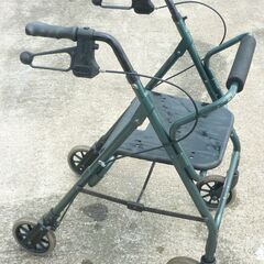中古 軽量シルバーカー 折りたたみ マーブルグリーン 手押し車 歩行器 歩行補助 福祉 介護 介護用品 NOVA Cruiser Deluxe Rolling Walker ノバ ローリングウォーカー クルーザーの画像