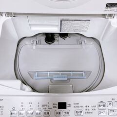 シャープ 2023年製 6.5kg 洗濯機 【全国発送対応】 K061914の画像