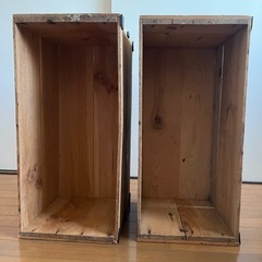 りんご箱２つ