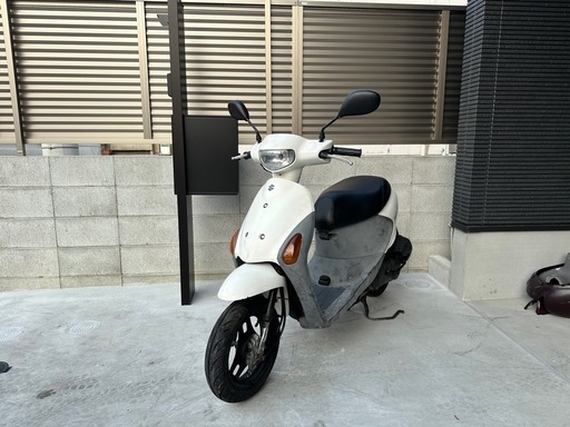 レッツ4 原付 実働 バッテリー等新品交換済み 最短で即日配送も可能 低燃費な4スト インジェクション車  SUZUKI