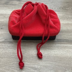 未使用！着物・浴衣用カゴバッグ の画像