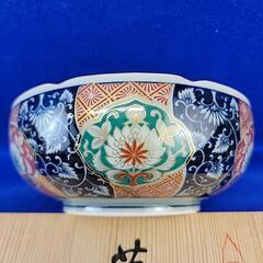 有田焼　菓子鉢　深ノ原窯　古伊万里紋　共箱の画像