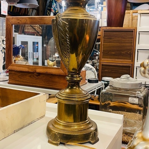 《売約済》 EthanAllen イーセンアレン テーブルランプ テーブルライト デスクライト スタンドライト ランプ 照明器具 間接照明 真鍮 ブラス ブラスランプ 真鍮ランプ アンティーク アンティークランプ ビンテージ ビンテージランプ ヴィンテージ レトロ 輸入家具 高級感 クラシック モダン インテリア照明 アメリカ家具 ethan allen tablelamp table lamp desk stand light antique vintage brass lamp