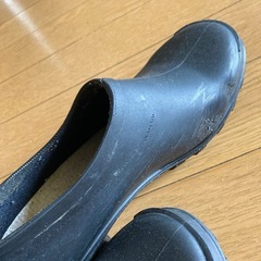 レディース　フランス製　レインシューズ　23.5cmの画像
