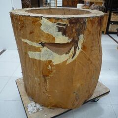 現状品 古民具 木製 臼 杵 セット 餅つき 正月行事 レトロ オブジェ 古道具 苫小牧西店の画像