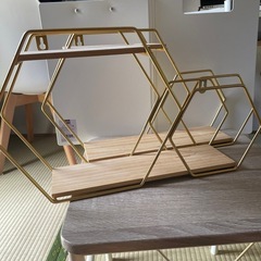 壁収納棚家の装飾、 2個あります。の画像