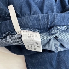 130女の子デニムストレッチパンツの画像