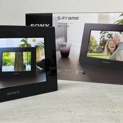 M【中古品】SONY ソニー デジタルフォトフレーム DPF-C70A S-Frame 7型 Black 480×234ピクセル 写真立て インテリア 家電　の画像