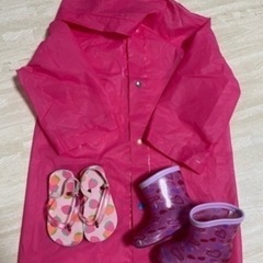 【美品】レインシューズ　子供用の画像