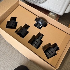 【未使用品‼️】オシャレ♪ ~12畳用 4灯シーリングライト ペンダントライト スポットライト 照明器具 プルスイッチ ブラック♪の画像