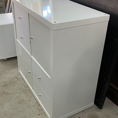【値下げしました！】IKEA KALLAX   ホワイト収納  の画像