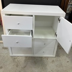 【値下げしました！】IKEA KALLAX   ホワイト収納  の画像