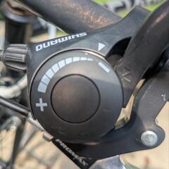 【引取限定】クロスバイク 自転車 シマノ21段変速 軽量  27インチ ネクスタイル NEXTYLE NX-7021-CRの画像