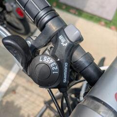 【引取限定】クロスバイク 自転車 シマノ21段変速 軽量  27インチ ネクスタイル NEXTYLE NX-7021-CRの画像