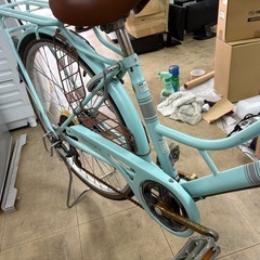 中古品 DAIWA CYCLE(ダイワサイクル)  Bruges  シティサイクル 自転車 6段階 変速付き 26インチ 水色 ブルージュ 最終値下げ‼️の画像