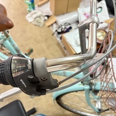 中古品 DAIWA CYCLE(ダイワサイクル)  Bruges  シティサイクル 自転車 6段階 変速付き 26インチ 水色 ブルージュ 最終値下げ‼️の画像