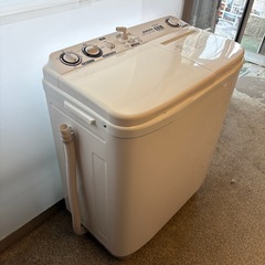 中古　AQUA　アクア　洗濯機　
二槽式洗濯機　2槽式洗濯機　5.2kg　AQW-N52BK　2019年製の画像