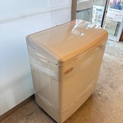 中古　HITACHI　日立　ヒタチ　2槽式洗濯機　二槽式洗濯機　洗濯機　4.5kg　PS-H45L　2020年製の画像