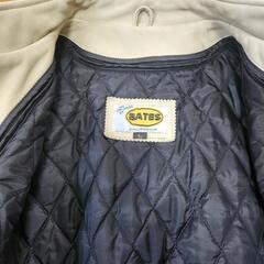BATES ベイツ パッド入り 本革 ライダース ジャケット Lサイズの画像