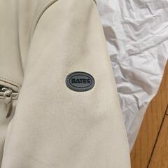 BATES ベイツ パッド入り 本革 ライダース ジャケット Lサイズの画像